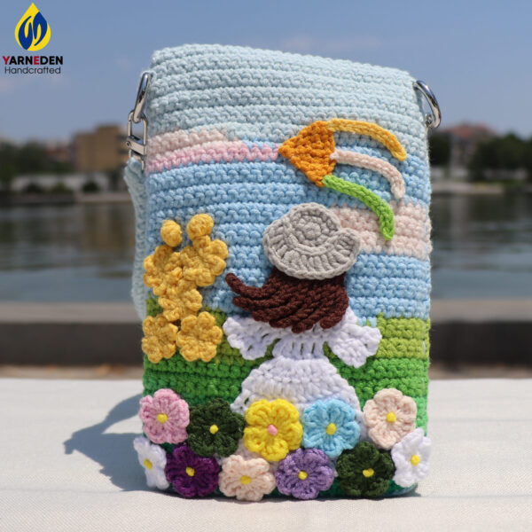 Crochet phonebag YarnEden