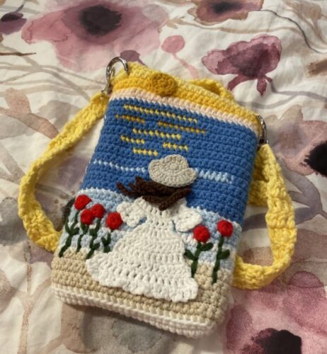 Hand-crochet beautiful mini phonebag -YEG057 photo review