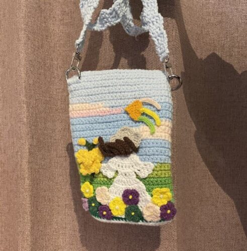 Hand-crochet beautiful mini phonebag -YEG057 photo review